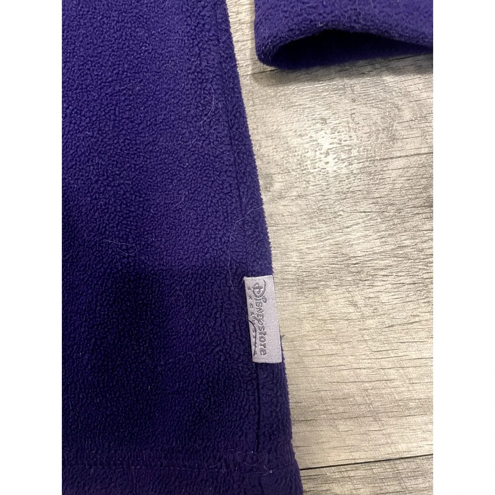 Disney Store Eeyore Fleece Sweatshirt Mens M Purple‎ Embroidered Winnie the Pooh